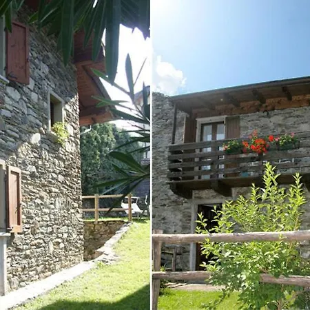 Rustico Stefania Natursteinhaus Nyaraló Colico